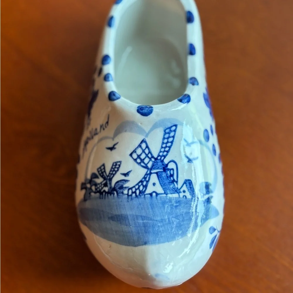 Holland Shoe Dutch Porcelain Vintage